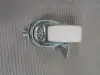 عجلات أقدام خفيفة، مزودة بمكابح، بعمود حرير أبيض طوله 2 بوصة details Picture